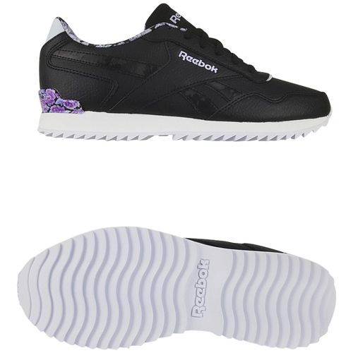 Chaussures De Running Femme Reebok Royal Glide Ripple Clip Noir / Blanc / Violet Pâle