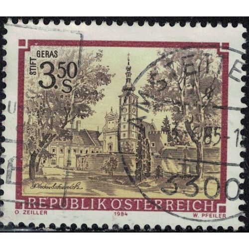 Autriche 1984 Oblitéré Used Monastère Des Prémontrés À Geras Y&t At 1596 Su