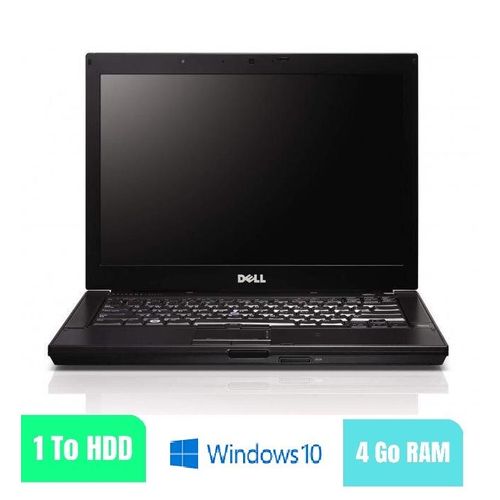 DELL E6410 - 14.1" Intel Core i5-520M - 2.4 Ghz - Ram 4 Go - DD 1 To