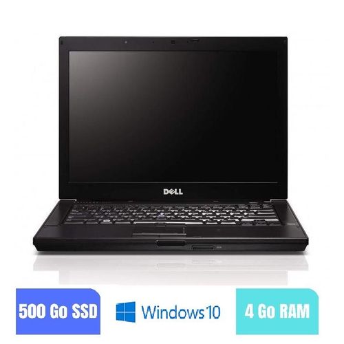 DELL E6410 - 14.1" Intel Core i5-520M - 2.4 Ghz - Ram 4 Go - SSD 500 Go
