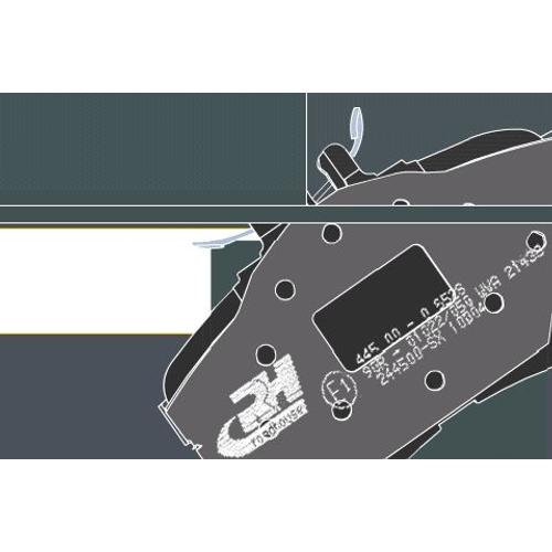 Jeu De 4 Plaquettes De Freins À Disques Avants - Dacia Dokker Express Camionnette\Monospace 1.3 Tce 130 (Fene) À Part. 08/2019