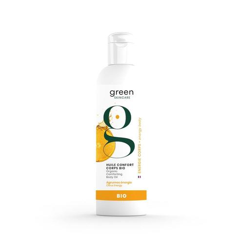 Huile Confort Corps Bio Agrumes Énergie - Green Skincare - Huile Confort Corps 
