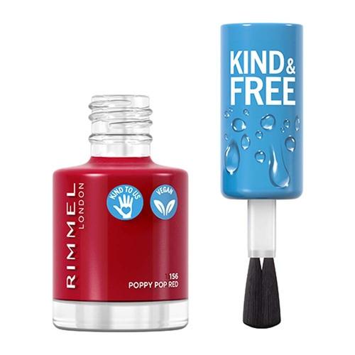 Rimmel Boite Vao Kind & Free 156 Poppy Pop Red 8ml - Rimmel London - Vernis À Ongles 