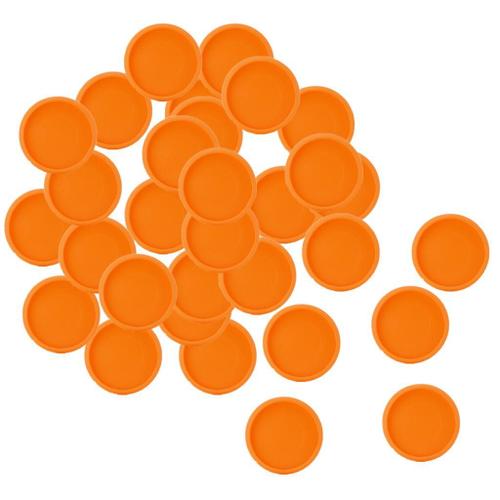 30x Anneaux Classeur, Ronds Porte Clés Plat Anneaux, Reliure Livre Anneaux Classeur Scrapbooking, Anneau Plastique Pour Organisation Orange