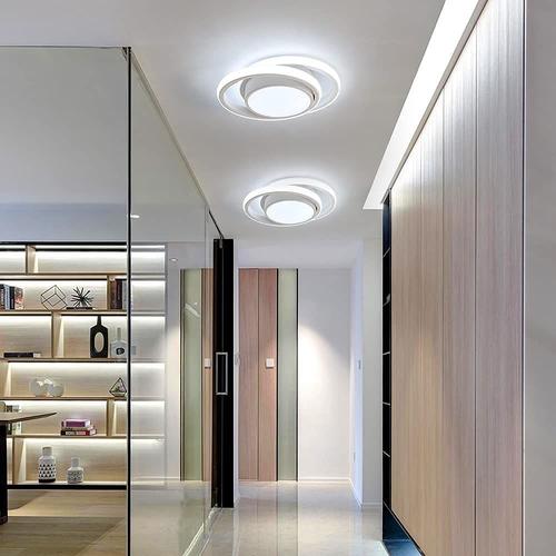 Generic - Plafonnier LED Moderne, 32W Lampe de plafond, Lustre LED Intégrée  2500LM pour Salon Chambre à coucher 6000K ( Blanche Froide) - Plafonniers -  Rue du Commerce