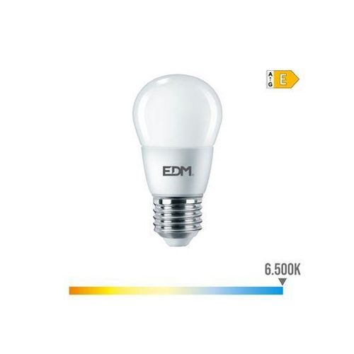 Ampoule Led Sphérique Edm E27 7w 806lm 6500k Lumière Froide Ø4,8x9,3cm