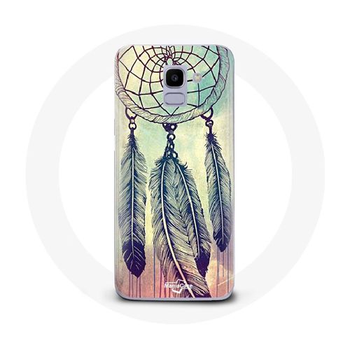 Coque Pour Samsung Galaxy J6 2018 Attrape Rêve Coloré Marron