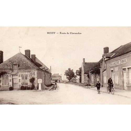 Cpa Moisy - 41 - Loir Et Cher - Route De Chateaudun - Carte Ecrite