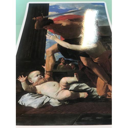 Fiche Le Massacre Des Innocents - Poussin Nicolas - Collection Les Géants De La Peinture - Laorusse Laffont - Liriade - 1991 - 16x22 Cm