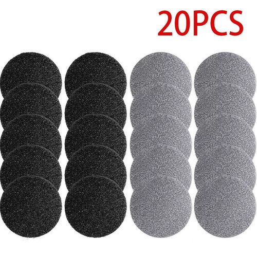 Ponceuse Électrique Portable À Absorption Sous Vide,Lime Électronique Pour Les Pieds,Outils De Pédicure,Élimination Des Callosités,Ponceuse De Soins Des Pieds,12 Pièces - Type 20pcs 