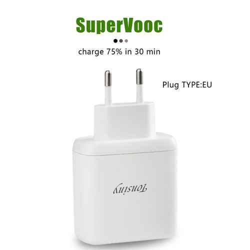 Pour Chargeur Realme,Adaptateur Supervooc Pour Oppo Reno10 Find X7 N3 A78,Prise Warp Usb Pour Chargeur De Voyage Oneplus 11 10 9 Pro,Chargeur Super Dart Pour Realme Gt 5 11 10 C53 - Type Charger Eu