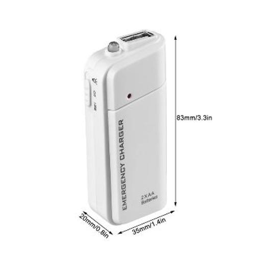 Powerbank Chargeur Usb Portable De Batterie Externe Aa