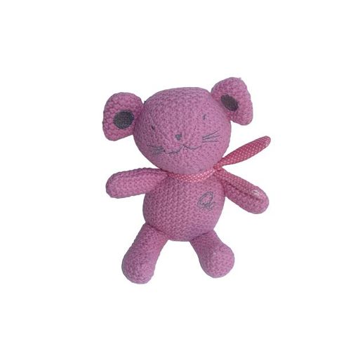 Doudou Souris Peluche Rose 28 Cm Orchestra