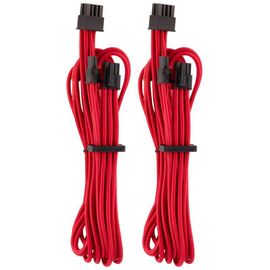 Corsair Compatible Premium Sleeved Pcie Single-kabel, Doppelpack (gen