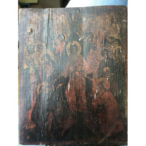 Bois Peint (Scène Religieuse)