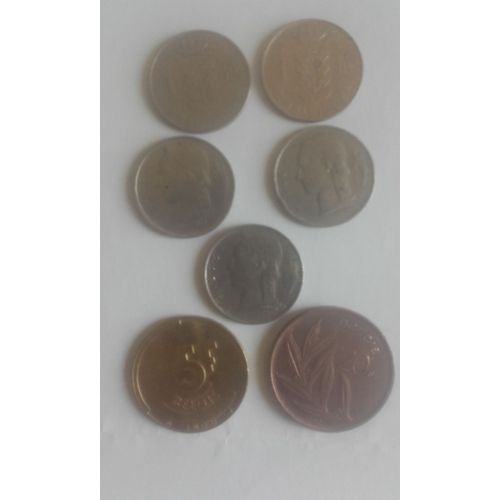 Lot Pièces Monnaie Belge