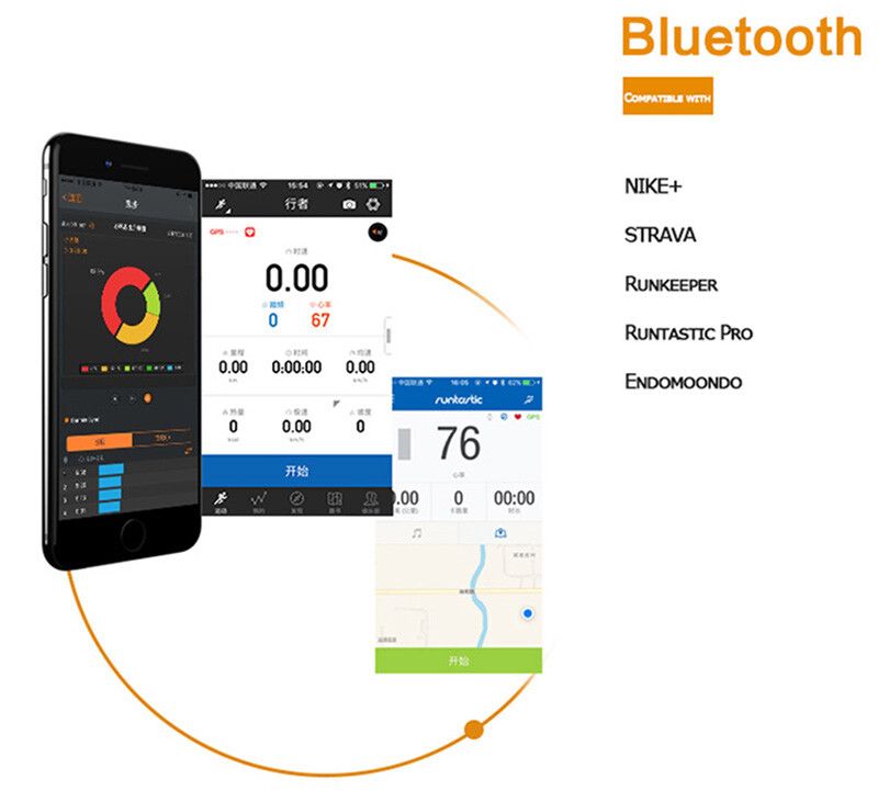 Moniteur De Frquence Cardiaque,Bluetooth Ant + Cardio Fitne... - 4