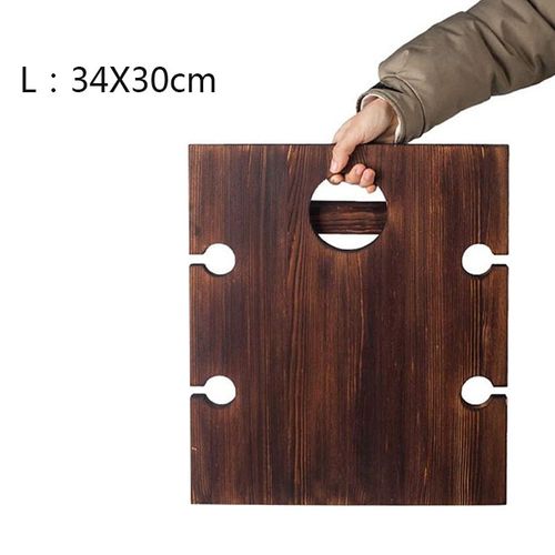 Table Pliante Portable Avec Verre À Vin",Table En Bois Pour Pique-Nique,Camping,"Voyage T1 - Type L Dk