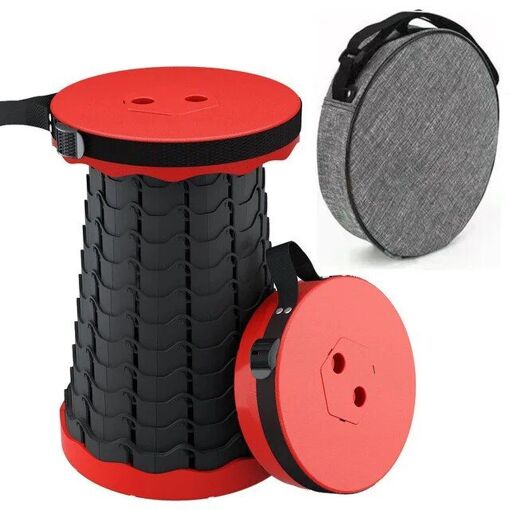 Tabouret De Camping Pliant Télescopique,tabouret De Plage Portable Pliable Chaise De Camping D Exterieur Pour Barbecue Randonnee Jardinage Voyage Type Red With Bag Tabouret De Camping Pliant Télescopique,tabouret De Plage Portable Pliable Chaise De Camping D Exterieur Pour Barbecue Randonnee Jardinage Voyage Type Red With Bag