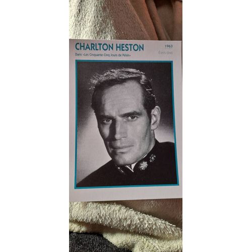 Charlton Heston Dans "Les 55 Jours De Pékin "