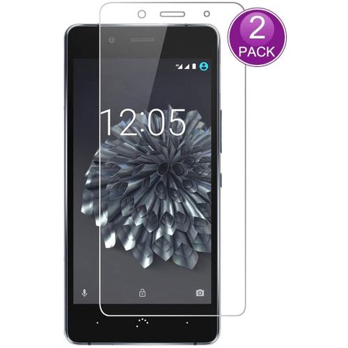 [2 Pack] Protecteur D'écran Pour Bq Aquaris X5 Plus, 9h Verre Trempé Protection, Hd Protector Anti-Rayures Et Anti-Empreintes Digitales (Note: Pas Couverture Complète)