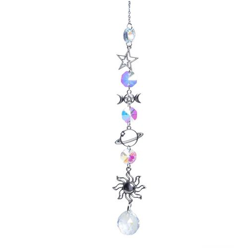 Attrape-soleil en cristal pour la décoration de la maison Argent