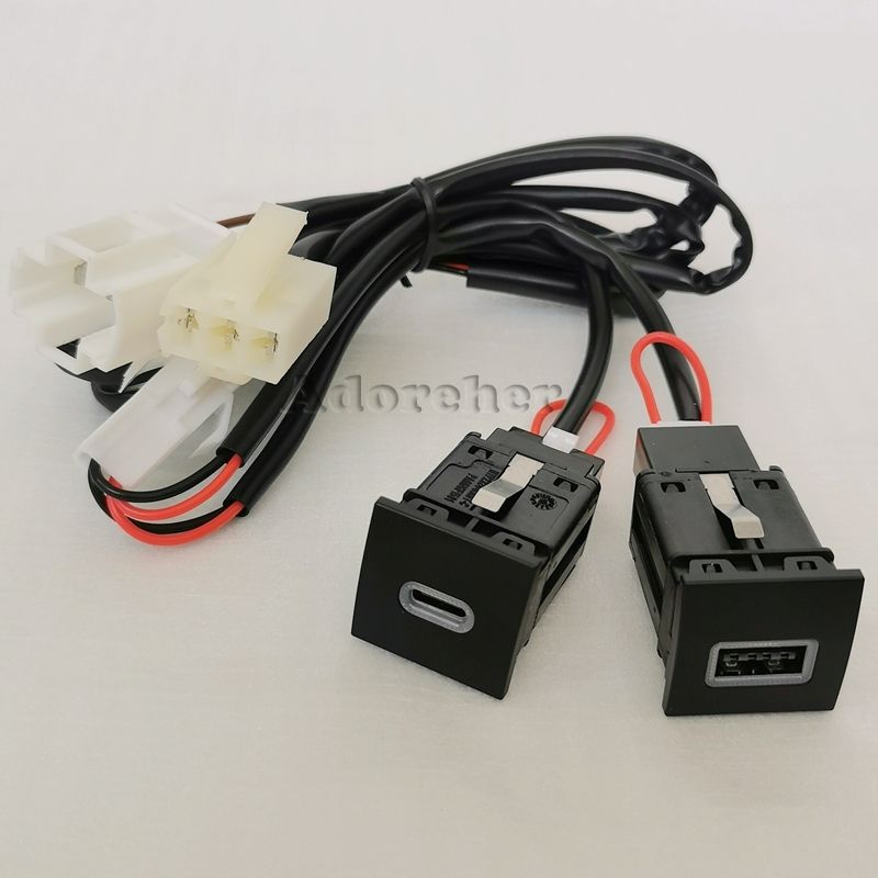 milieu PD - Chargeur USB de voiture pour VW Golf 6 Jetta 5 M... - 4