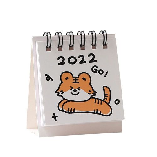 Calendrier De La Paume De La Main, Décoration Créative De L'Année Chinoise Du Tigre, Mini Cadeau Pour Enfant, Pour Bureau, Étudiant, Bonne Année, 2022
