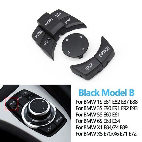 Modèle Noir B - Voiture Console Centrale Cic Multimédia Bouton De Commande Pour Bmw 1 3 5 X1 X5 X6 Série
