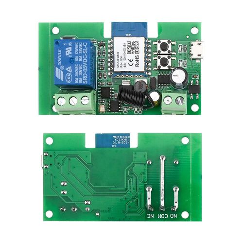 1ch Fonctionne Avec Tuya Smart Tlcommande Sans Fil Wifi Commutateur Tech Dc7-32v Ac85-250v 2200w Rf Rcepteur 10a Wifi Citations - Type Dc7-32v