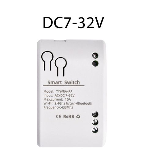1ch Tuya Smart Tlcommande Sans Fil Wifi Commutateur Tech Dc7-32v Ac85-250v 2200w Rf Rcepteur 10a Wifi Citations - Type Dc7 32v