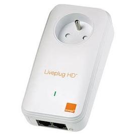 1CPL Prise Liveplug HD+ 500 Mbits/s Orange