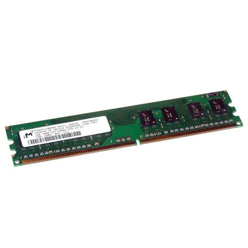 1Go RAM MICRON MT8HTF12864AY-667E1 240-Pin DIMM DDR2 PC2-5300U 667Mhz 1Rx8 CL6
