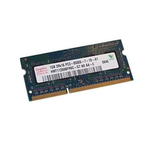 1Go RAM PC Portable SODIMM  HMT112S6BFR6C-G7 DDR3 PC3-8500 1066MHz CL7