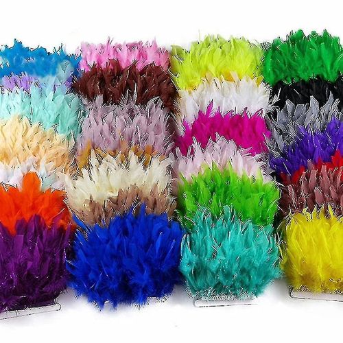 1m Natural Turkey Feathers Trim Diy Wedding Marabou Feather Ribbon Crafts Sewing Clothing Party Plum