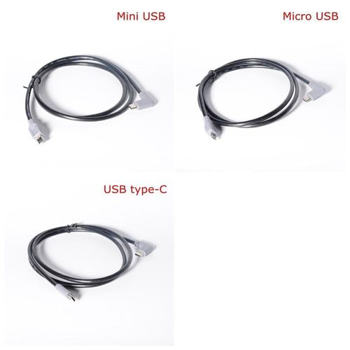 1m USB Type C Cble adaptateur Micro USB  usb-c 3.1 mle  Mini USB de Type c mle  Angle droit OTG pour donnes de charge, 3 pieds, 1M