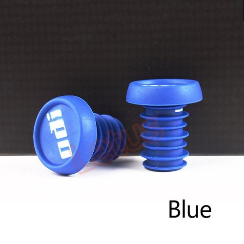 1pair Bleu - Poignes Antidrapantes Et Bouchons De Cintre Pour Vlo, 2 Pices, Fermes, Lgres, quilibres, Compatibles Vtt, Bmx, Tour De France