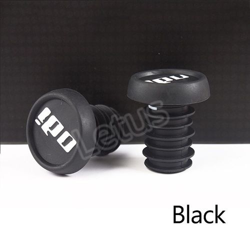 1pair Noir - Poignes Antidrapantes Et Bouchons De Cintre Pour Vlo, 2 Pices, Fermes, Lgres, quilibres, Compatibles Vtt, Bmx, Tour De France