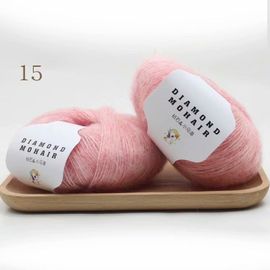 1pc 25g Mohair Fil Crochet Pas Cher Bebe Laine Fil Pour Tricot Pull 166m 0 9mm Ilos Para Tejer Dedelgado Type 15 Rakuten