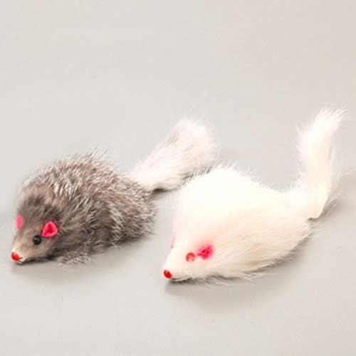 1pc Chat Jouet Plumes Queue Queue Souris Souris Lapin Chat Chien Jouet Couleur Alatoire