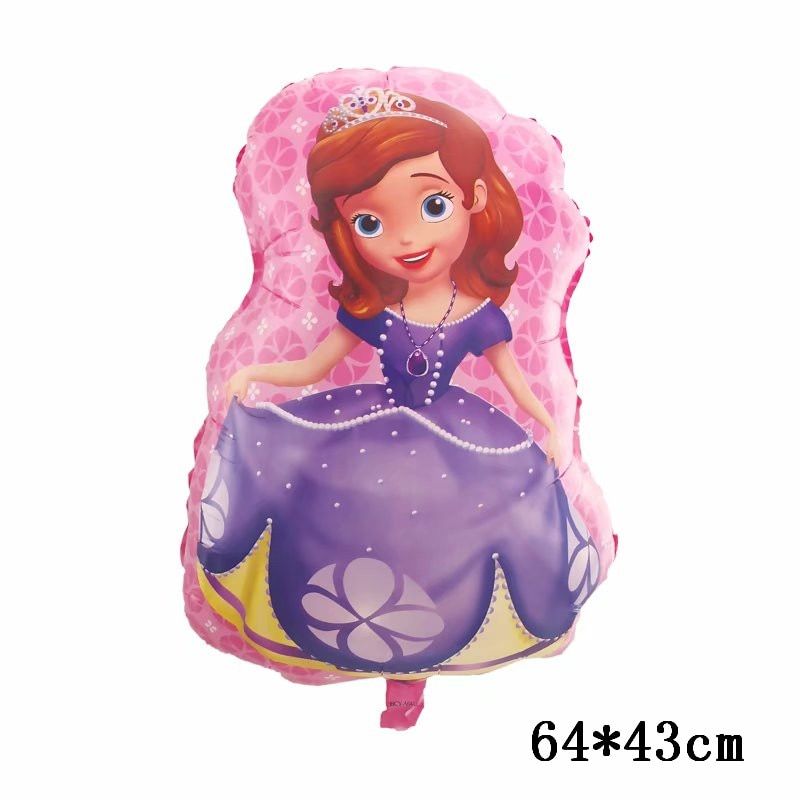 1pc Grand Dessin Anime Princesse Sofia Feuille Ballons Fete D Anniversaire Mariage Decoration Helium Ballon Sophia Fille Joyeux Anniversaire Cadeau Ruby Rakuten