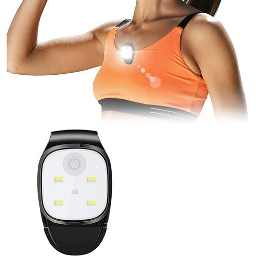 1pc Lumires De Course  Clips De Nuit Extrieur Lumire Led Rechargeable Usb Rflchissante Lumire De Scurit De Train De Course