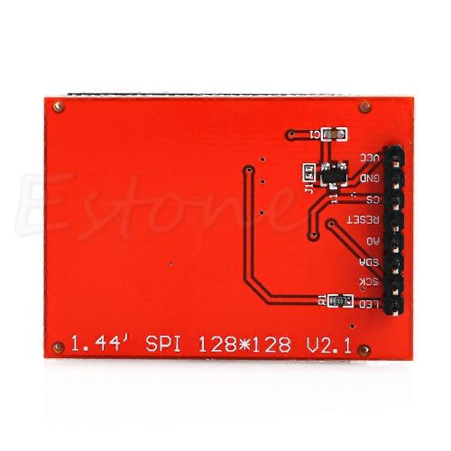 1pc Nouveau 1.44  Rouge Srie Affichage LCD Module 128 * 128 TFT cran Couleur PCB Adaptateur
