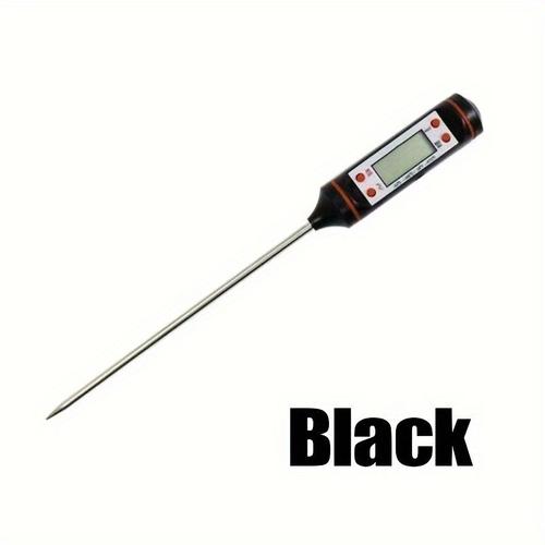 1pc Thermomtre  Viande  Lecture Instantane Sonde Numrique Thermomtre  Lait Liquide Pour Barbecue Excellente Cuisine Barbecue Bbq Lait Bonbons Pour Htels, Restaurants, Ustensiles De Cuisine Et