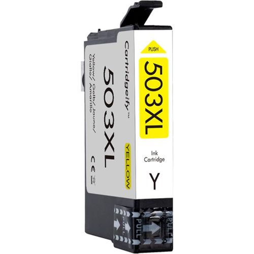 1x 503 Xl Compatible Avec Cartouches Epson 503 503xl Jaune, Pour Expression Homexp-5200 Xp-5205 Xp5200 Xp5205, Workforce Wf-2960 Wf-2965 Wf-2960dwf Wf-2965dwf
