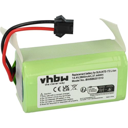 1X Batterie Compatible Avec Ecovacs Deebot Dn622, D605, D601 Robot lectromnager (2600Mah, 14,8V, Li-Ion)[SSE7113668]