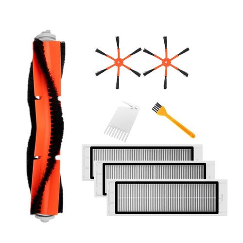 1x brosse princiPLe + 2x brosse laterale + 3x filtre HEPA adapte pour Xiao mi aspirateur 2 Roborock S50 pour Xiao mi Roborock mi Robot pieces Filt
