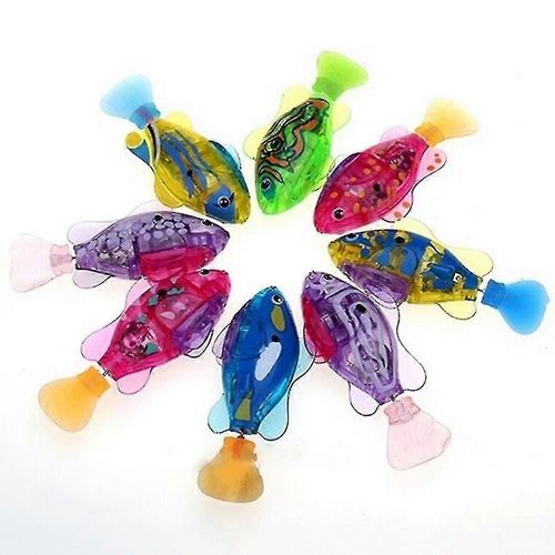 1x Robot lectronique pour animaux de compagnie Jouet Poisson aquatique Aliment par batterie Poisson Enfants Cadeau