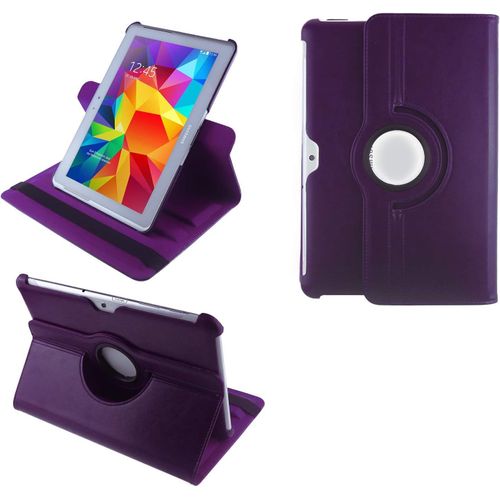 2.0 Etui Pour Samsung Galaxy Tab 10.1 N Gt-P7500 Gt-P7501 Gt-P7510 Gt-P7511, Tab 2 10.1 P5100 P5110 Coque De Protection Rotation 360 Smart Housse Cover Case Stand | Violet[Coq5193376]