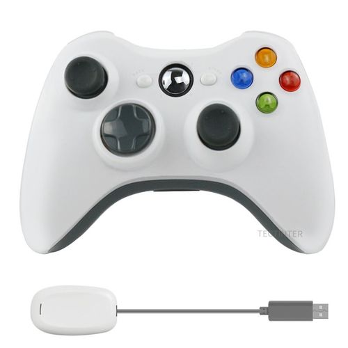 2.4 G De Blanc - 2.4g Wireless Controller For Microsoft Xbox 360 Gamepad With Pc Wireless Receiver Remote Controle For Xbox 360 Game Joystick